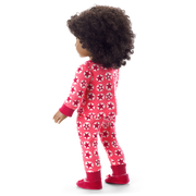 American Girl® x Hanna Andersson Berry Bright Stars Pajamas for 18-inch Dolls R3