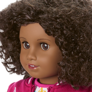 Truly Me™ 18-inch Doll #112 with curly dark-brown hair F2