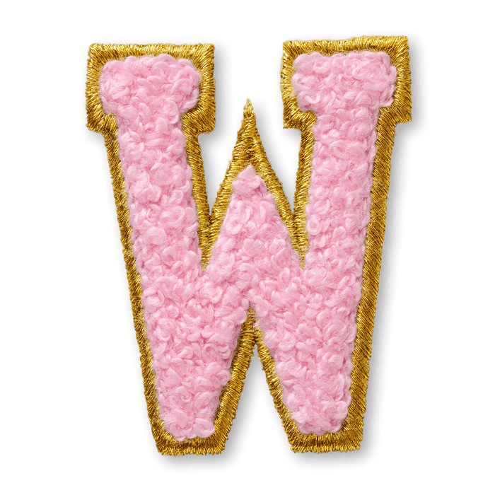 AG™ Letter W Stick-On Patch S6