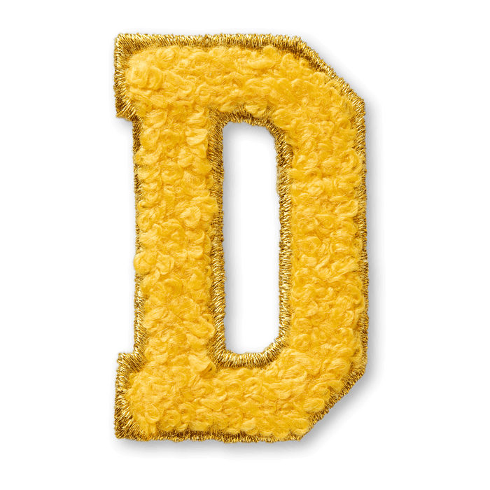 AG™ Letter D Stick-On Patch Y1
