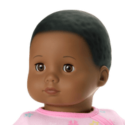 Bitty Baby® Doll #1 with black hair in Pastel Pink J2