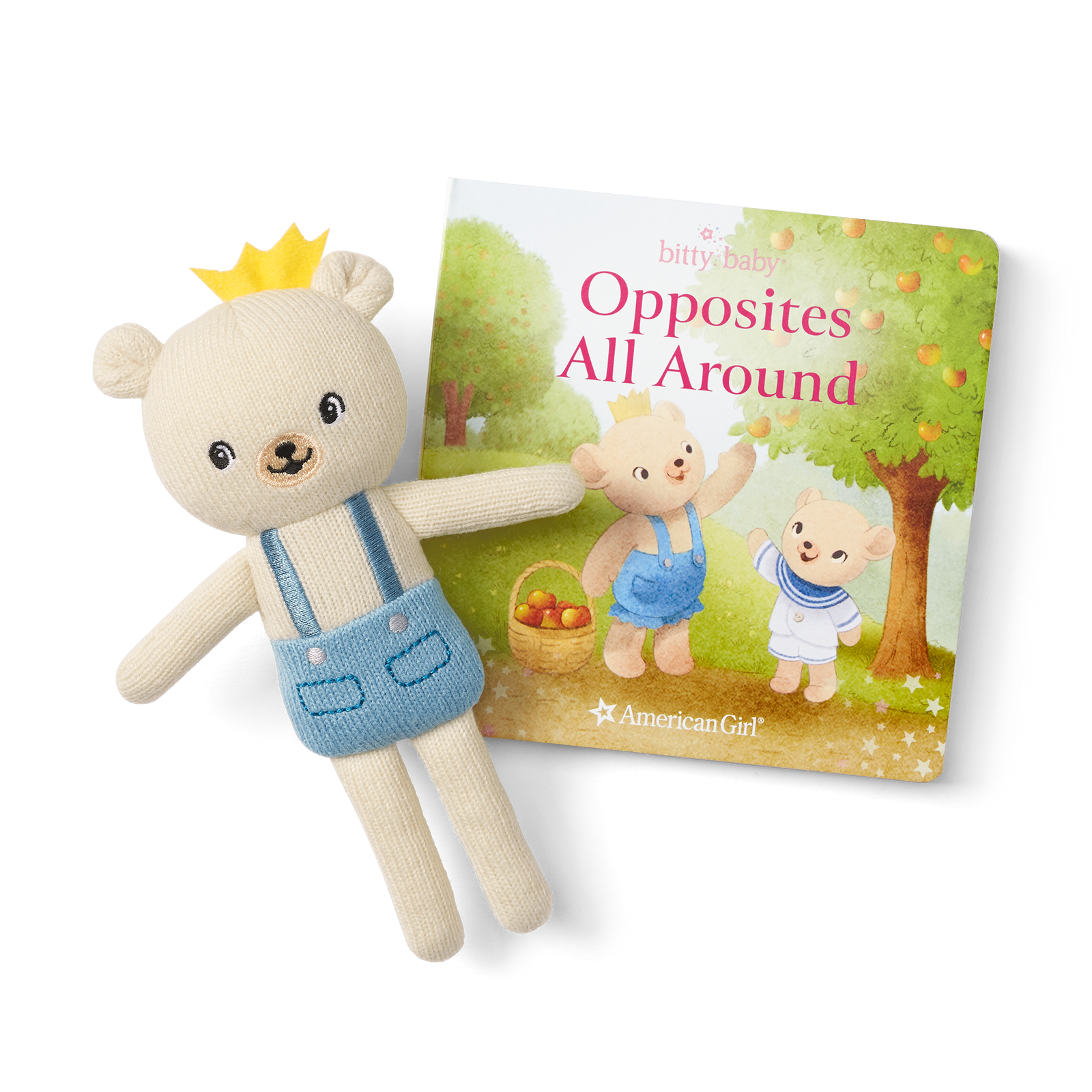 Bitty’s™ Bear Friend & Opposites All Around Board Book E2