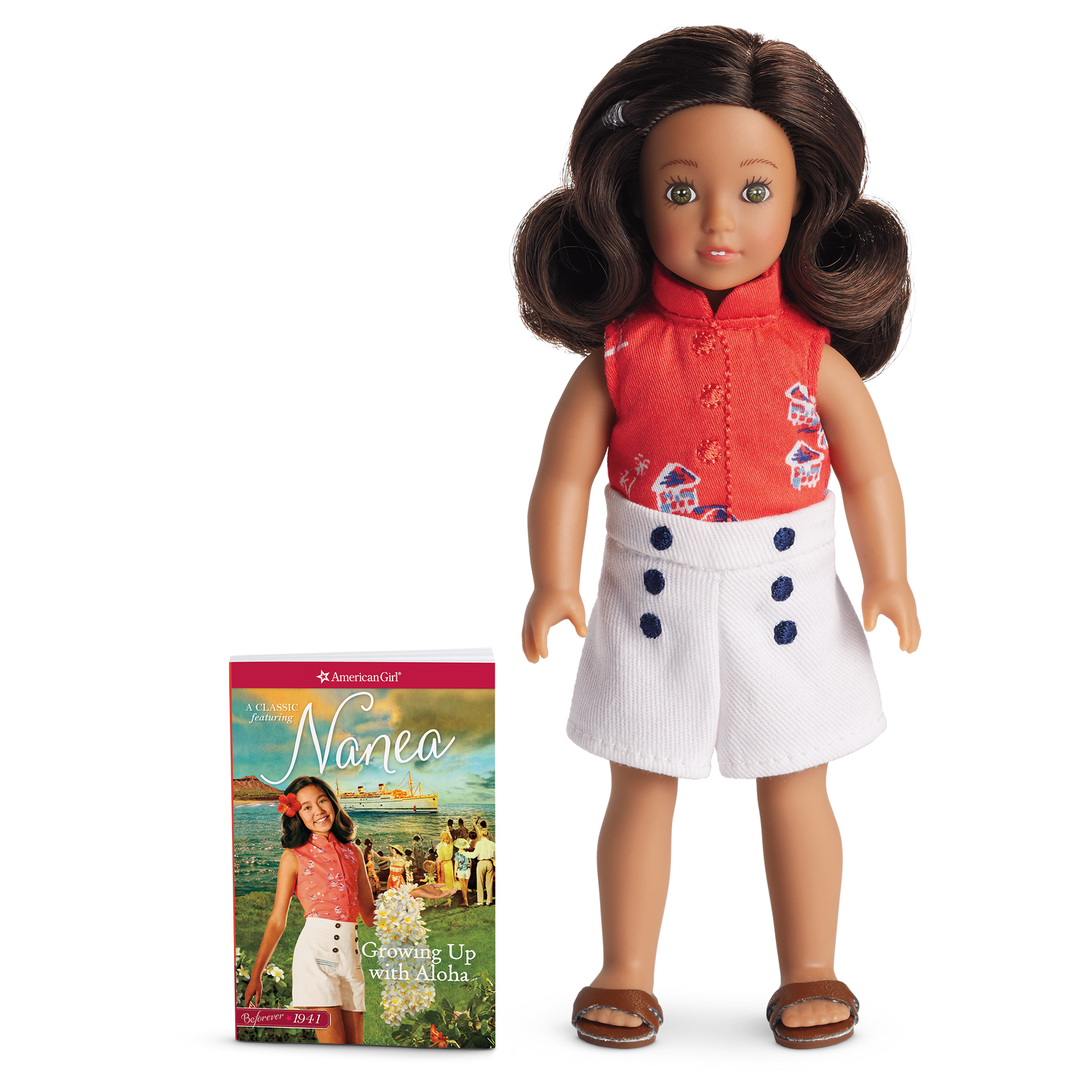 Nanea Mitchell™ Mini Doll & Book (Historical Characters) Z1