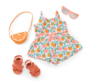Orange You Glad It's Summer Outfit for 18-inch Dolls A8