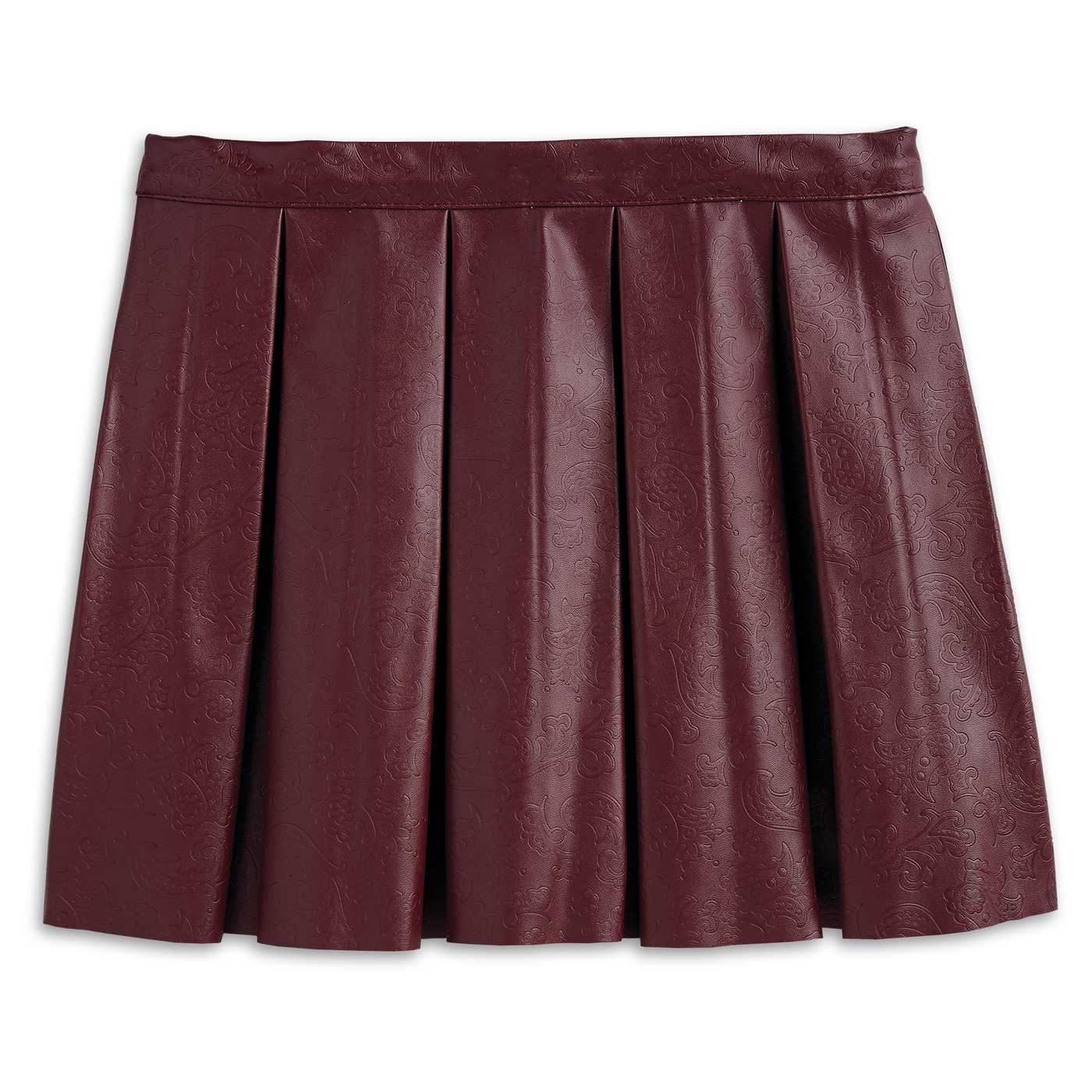 Embossed Paisley Skirt for Girls M3