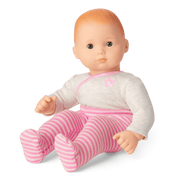 Bitty Baby® Doll #6 with red hair in Pretty Pink V7
