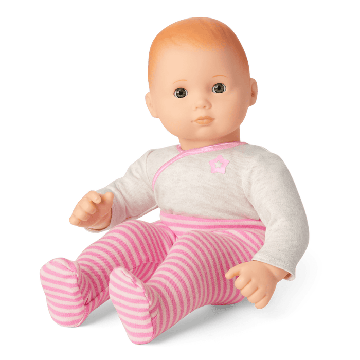 Bitty Baby® Doll #6 with red hair in Pretty Pink V7