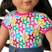 Truly Me™ 18-inch Doll #108 with curly black-brown hair F8
