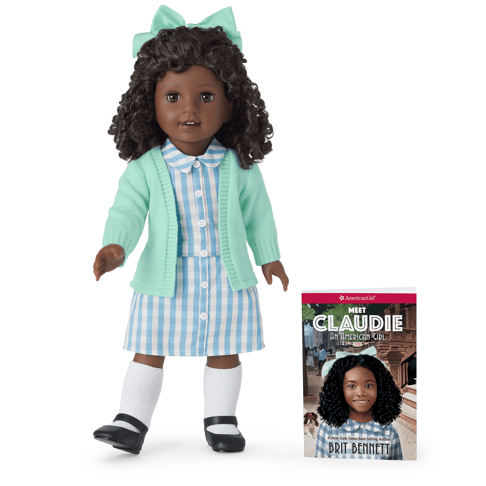 Claudie™ 18-inch Doll & Book (Historical Characters) V4