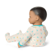Bitty Baby® Doll #5 with dark-brown hair in Pastel Blue A8