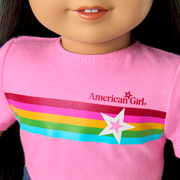 Truly Me™ 18-inch Doll #130 with straight black-brown hair Y1