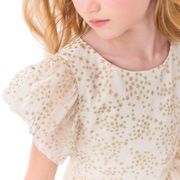 American Girl® x Janie and Jack Sparkly Cream Celebration Dress for Little Girls & Girls D0