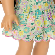 Pastel Petals Dress for 18-inch Dolls Q5