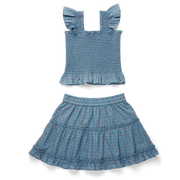 American Girl® x Hill House Home Tiny Paz Nap Set for Girls (Kirsten™ Print) Z4
