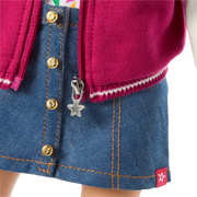 Truly Me™ 18-inch Doll #124 with straight black-brown hair Z3