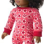 American Girl® x Hanna Andersson Berry Bright Stars Pajamas for 18-inch Dolls R3