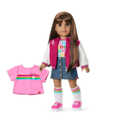 Truly Me™ 18-inch Doll #122 with straight dark-brown hair T3