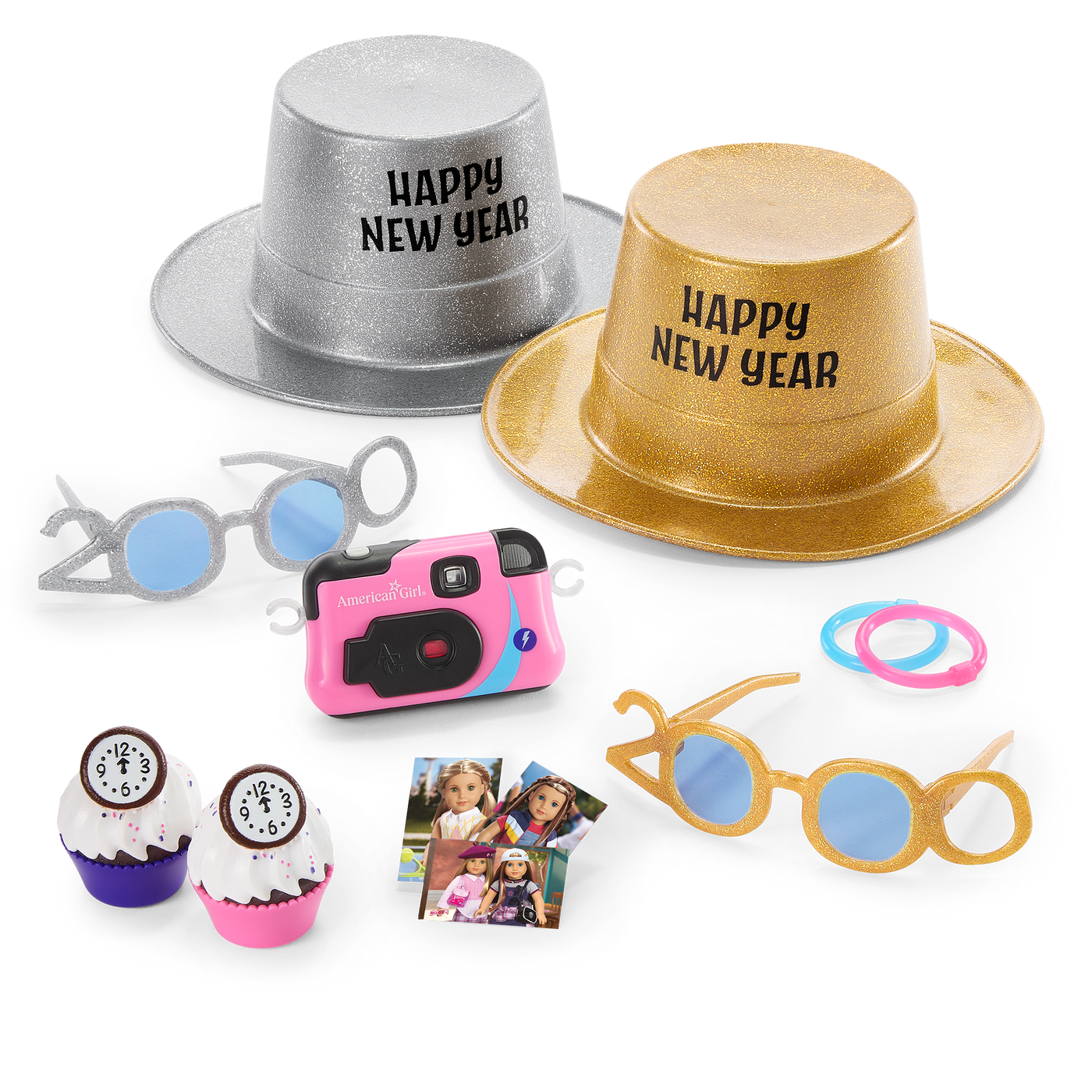 Isabel™ & Nicki's™ New Year’s Party Accessories for 18-inch Dolls (Historical Characters) F5