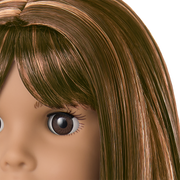 Truly Me™ 18-inch Doll #122 with straight dark-brown hair T3