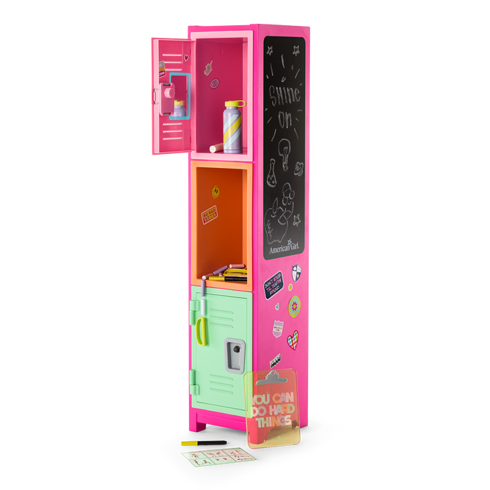 Colorful Cubbies Locker Set for 18-inch Dolls R3