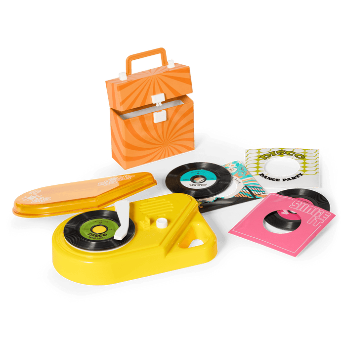 Julie’s™ Record Player & Accessories for 18-inch Dolls (Historical Characters) Z5