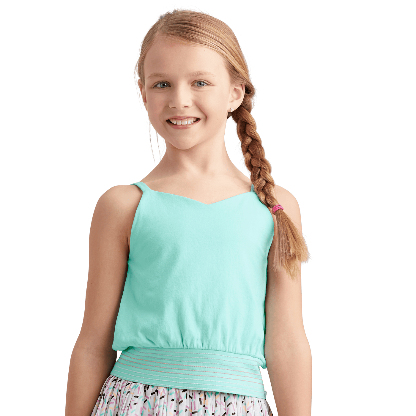 Minty Sweet Tank Top for Girls R6