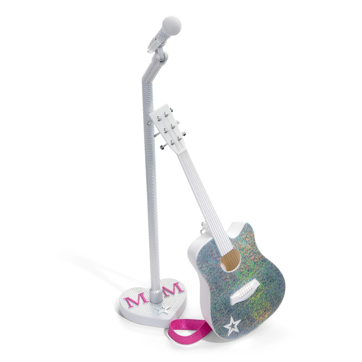 American Girl® x Megan Moroney Guitar & Mic Stand for 18-inch Dolls H3