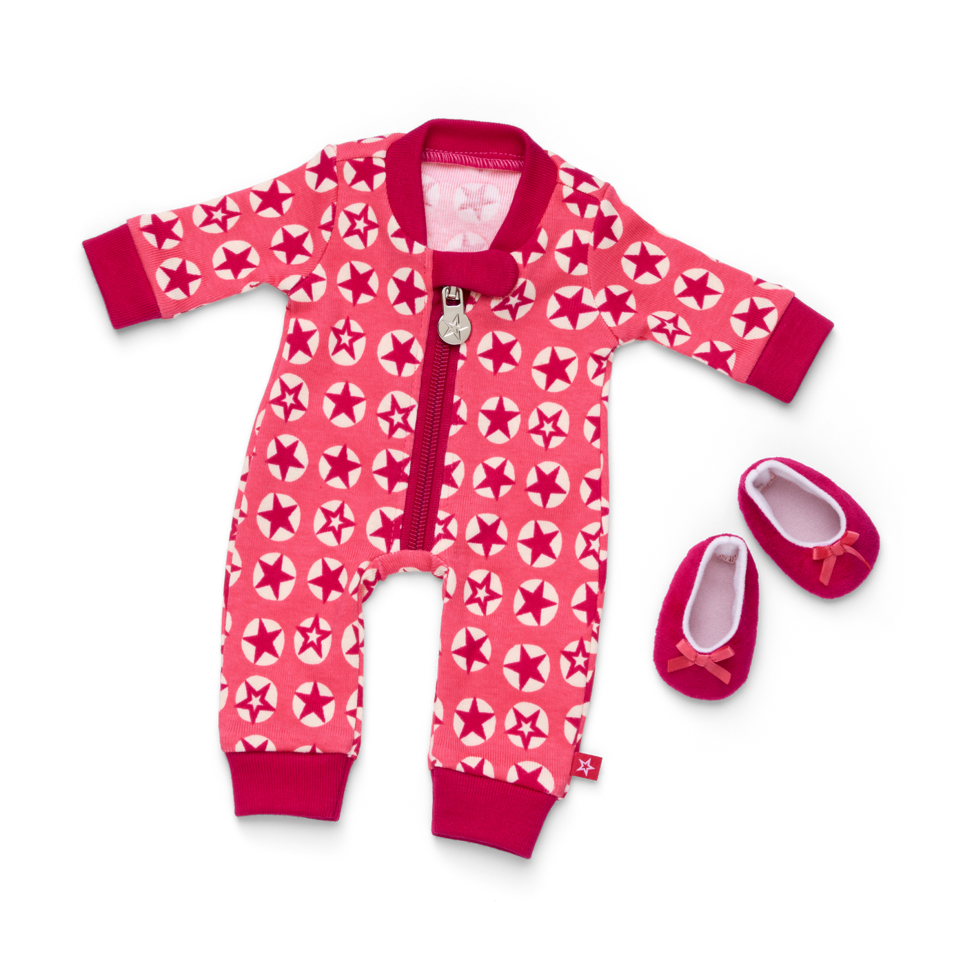 American Girl® x Hanna Andersson Berry Bright Stars Pajamas for Bitty Baby® Dolls C4