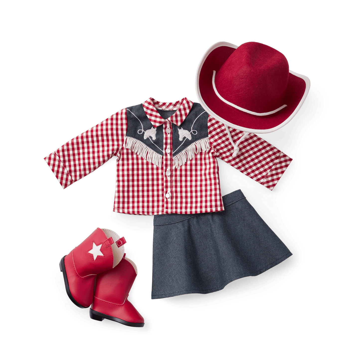 Maryellen's™ Cowgirl Costume for 18-inch Dolls (Historical Characters) E0