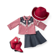 Maryellen's™ Cowgirl Costume for 18-inch Dolls (Historical Characters) E0