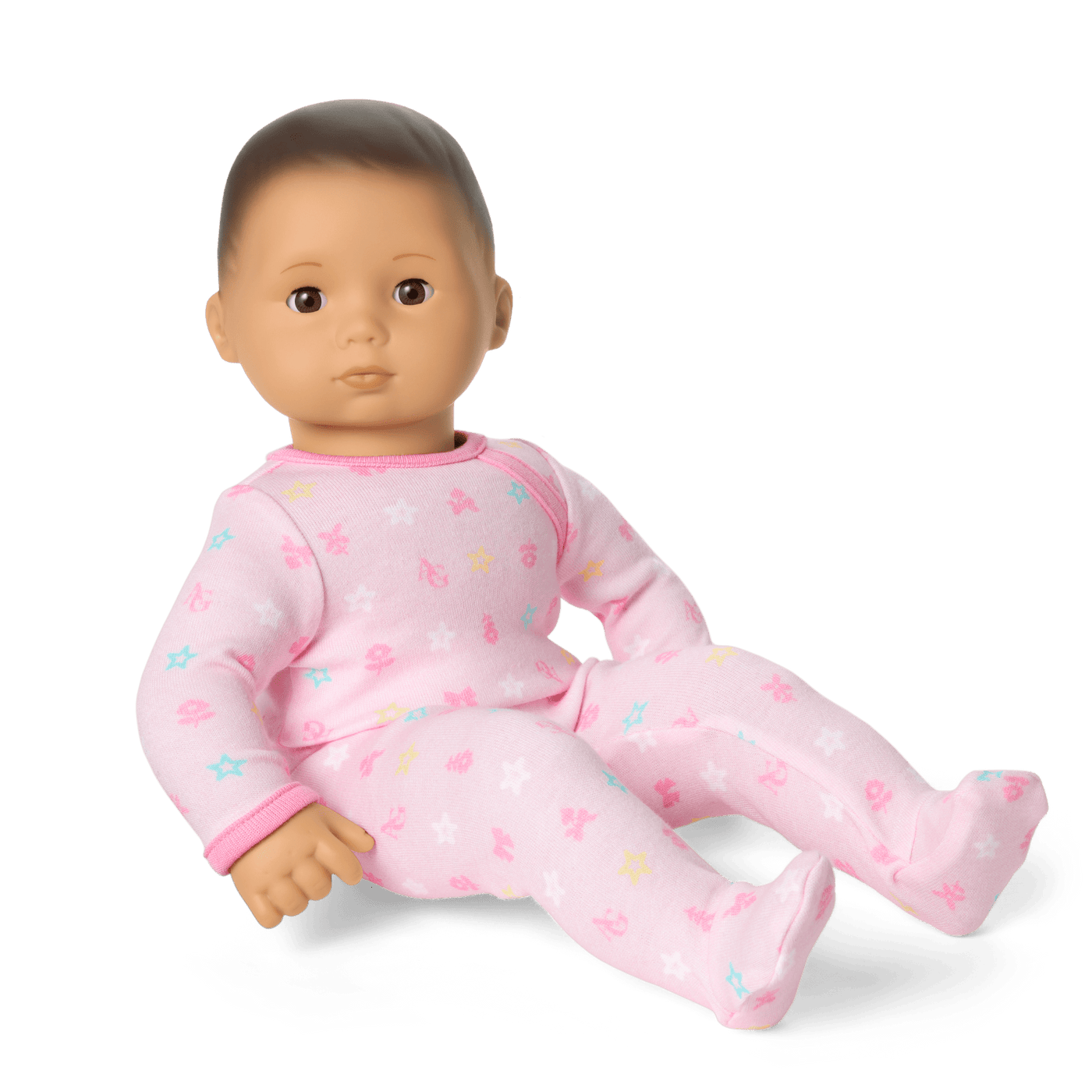 Bitty Baby® Doll #4 with black hair in Pastel Pink Y8