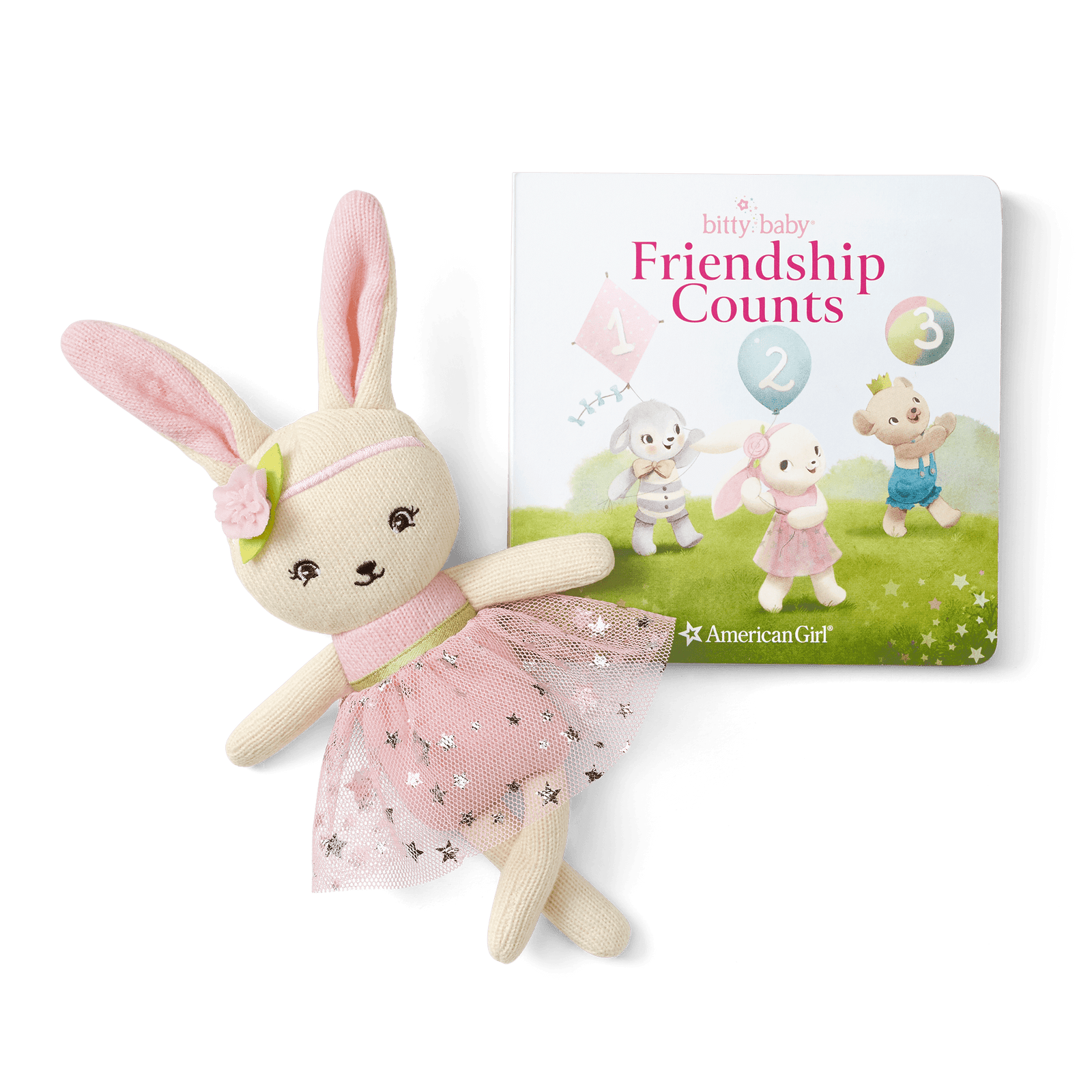 Bitty’s™ Bunny Friend & Friendship Counts Board Book T5