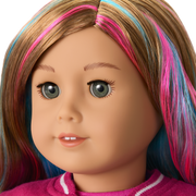 Truly Me™ 18-inch Doll #101 with wavy caramel hair S8
