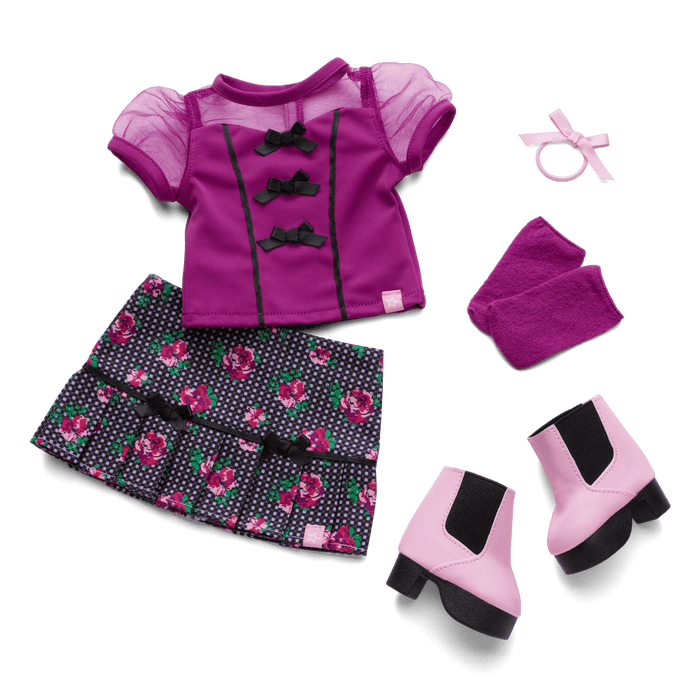 Bows & Blooms Outfit for 18-inch Dolls N9