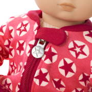 American Girl® x Hanna Andersson Berry Bright Stars Pajamas for Bitty Baby® Dolls C4