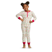 Hearts & Pines Holiday PJs for Little Girls D4