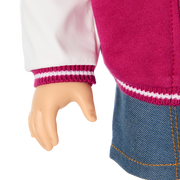 Truly Me™ 18-inch Doll #116 with wavy purple-and-pink hair G5