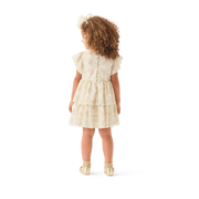 American Girl® x Janie and Jack Sparkly Cream Celebration Dress for Little Girls & Girls D0