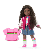 Truly Me™ 18-inch Doll #127 with curly dark-brown hair P5