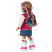 Truly Me™ 18-inch Doll #101 with wavy caramel hair S8