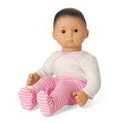 Bitty Baby® Doll #4 with black hair in Pretty Pink H2