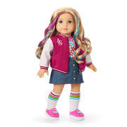 Truly Me™ 18-inch Doll #110 with wavy blonde hair V3