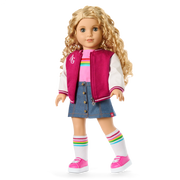 Truly Me™ 18-inch Doll #115 with curly blonde hair W8