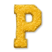 AG™ Letter P Stick-On Patch I8