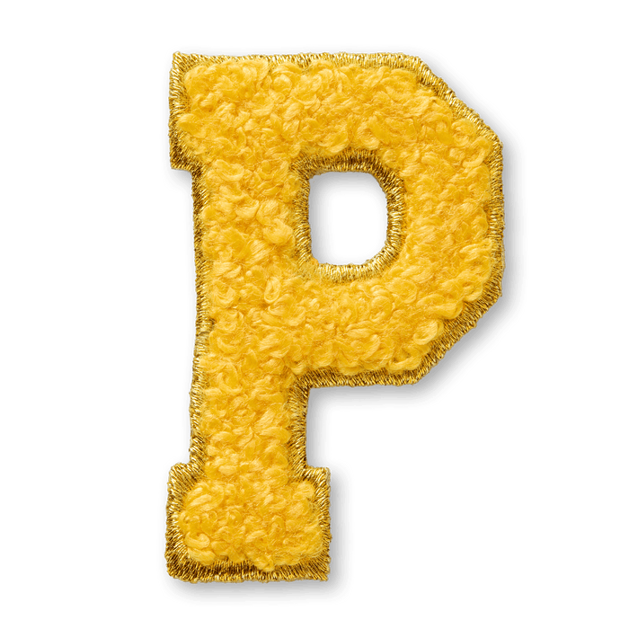 AG™ Letter P Stick-On Patch I8