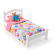 Isabel’s™ Bed & Floral Dreams Bedding Set for 18-inch Dolls (Historical Characters) X2