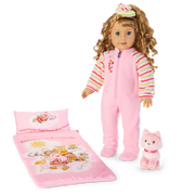 Courtney's™ Strawberry Shortcake™ Sleeping Bag Set for 18-inch Dolls (Historical Characters) Z3