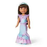2-in-1 Sparkly Mermaid Outfit for WellieWishers™ Dolls G2