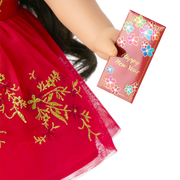 Lunar New Year's Celebration Outfit for 18-inch Dolls Y9