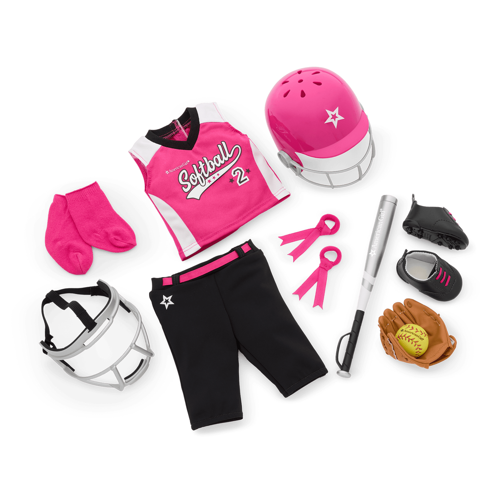 Softball Star Uniform for 18-inch Dolls M7